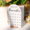 Ramadan Countdown Calendar, 30 Day Advent Countdown Calendar, Acrylic Desktop Eid Decoration Gift, Eid Blessing Magnet decor