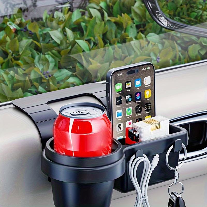 Car Door Hanging Storage Box Multifunctional Auto Window Placed Sundry Storage Basket Mobile Phone Holder Water Cup Holder