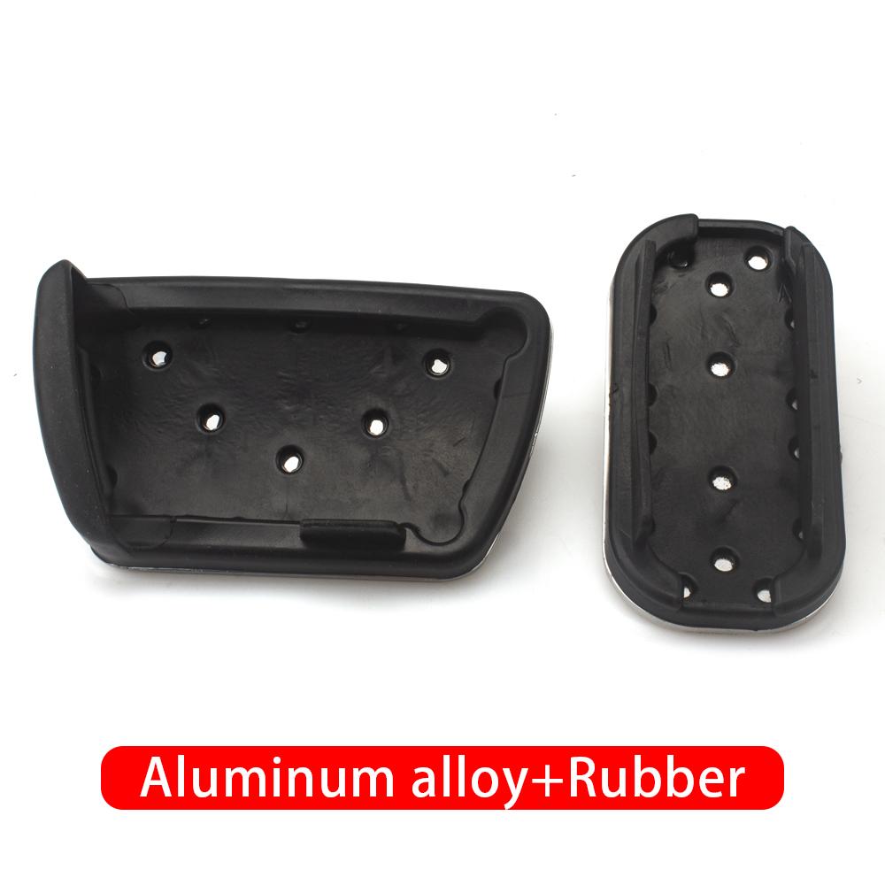 For Toyota Land Cruiser Prado FJ 150 2010-2018   Aluminum Car Foot Pedal Cover Accelerator Brake Footrest Pad