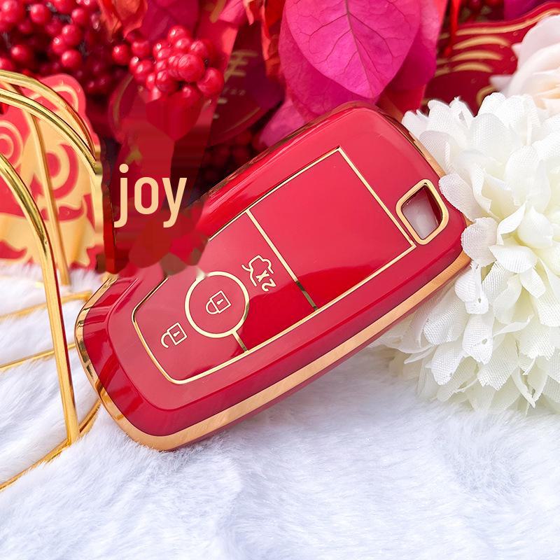 EVOS Sharp Edge Explorer Key Cover - Stylish Key Bag for Taurus F150 Mondeo - Unisex Buckle