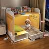 Indoor Small Teddy Dog Cage Toilet Bichon Dog Houses Bed Anti Jailbreak Household Puppy Villa Integrated Breathable Pet Kennel