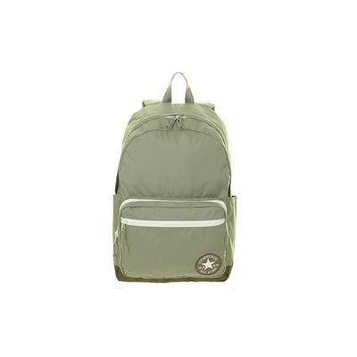 Go 2 Rucksack Klassisch Vielseitig Schüler Reißverschluss Nylon Tasche Unisex Rucksäcke Bohnenpaste-Grün 10017265-A04-372