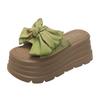 8CM New Summer Women Slippers Thick Soles Shoes Casual Platform Beach Flip Flops Leisure Butterfly-knot Sandals Sneakers Woman