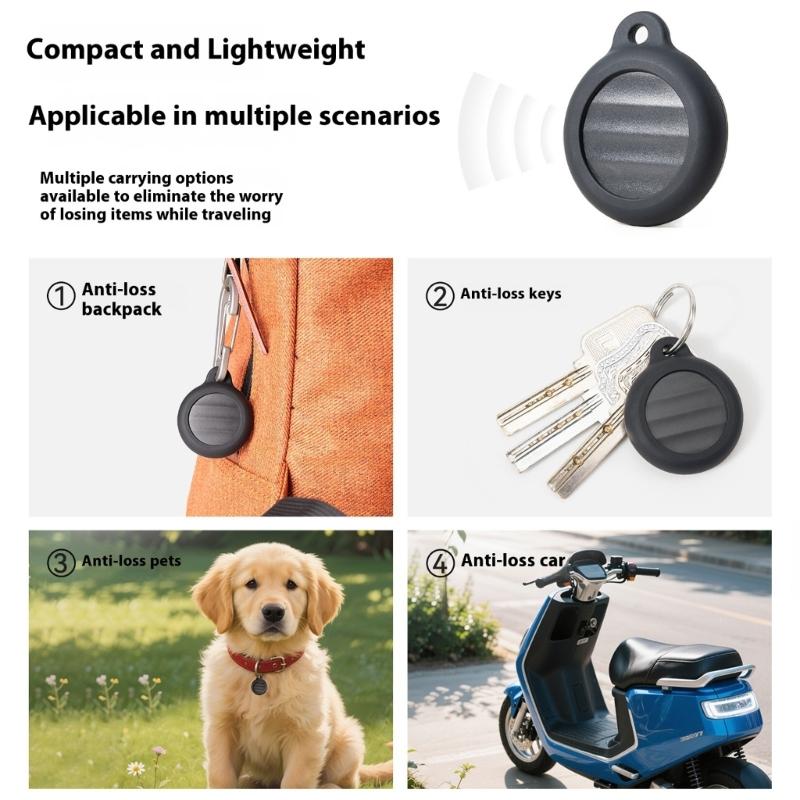 Practical Small Trackers for Key Pet Luggage Real Time Tracking Long Battery AntiLoss Device with Alarm