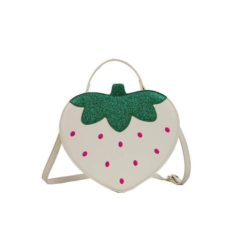 Personalized and creative small bag women 2025 new small fresh literary and fashionable strawberry foreign style one shoulder crossbody small