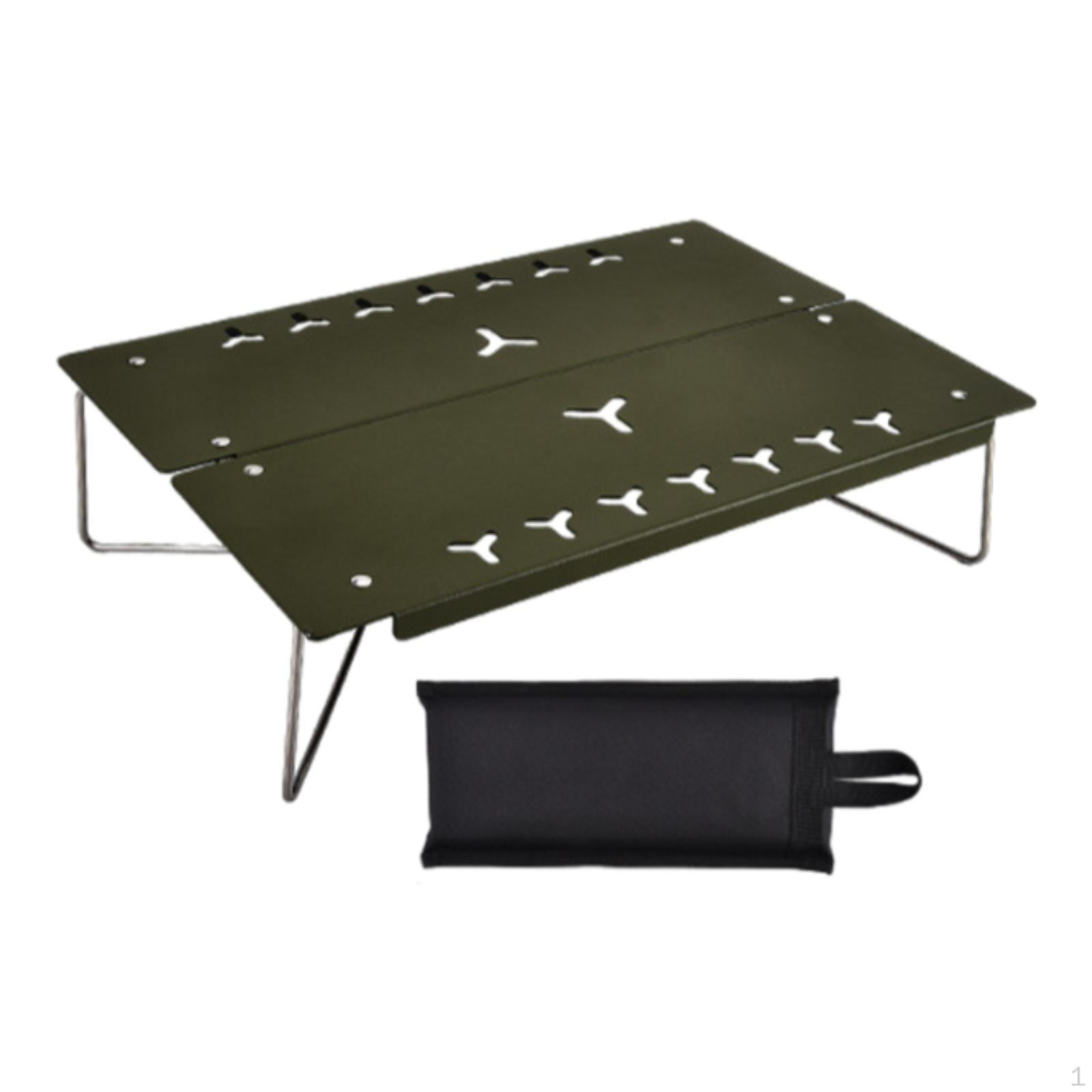 Кемпинговый складной стол Пляжный портативный стол Складной для двора Пикника Похода зелёный