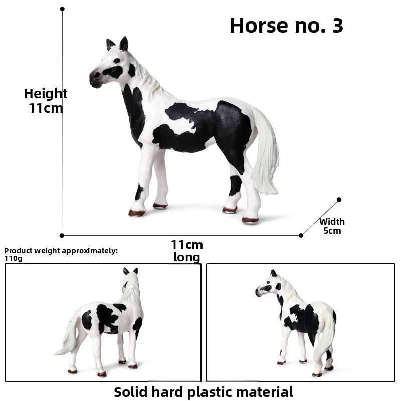 

Hanoverian Plastic Horse Model Toy Kids Educational Animal Figures For Play And Learning Style 30