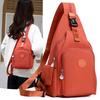 New Multifunctional Casual Large-Capacity Oxford Cloth Chest Bag For Outdoor Travel Lightweight Multi-Purpose Backpack For Women
