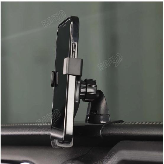 BAWA Car Adjustable Mobile Phone Holder GPS Stand Braket Mount Accessories For Jeep Wrangler JL JT 2018 2019 2020 2021 2022 2023
