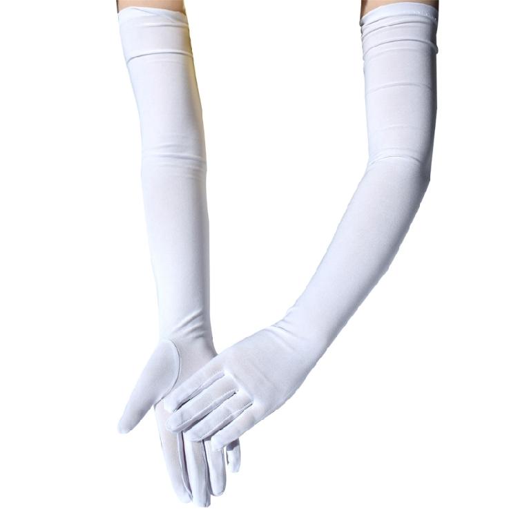 Christmas Glove for Women Banquets Party Long Sleeve Glove Elastic Driving Glove