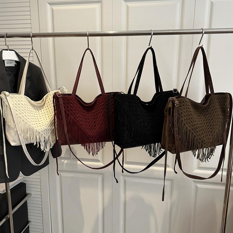 Bolsa de Palha Tecida Bolsa Feminina Bolsas de Ombro de Couro Moda Bolsas Tote de Grande Capacidade Bolsas Transversais Bolsas de Mensageiro de Viagem