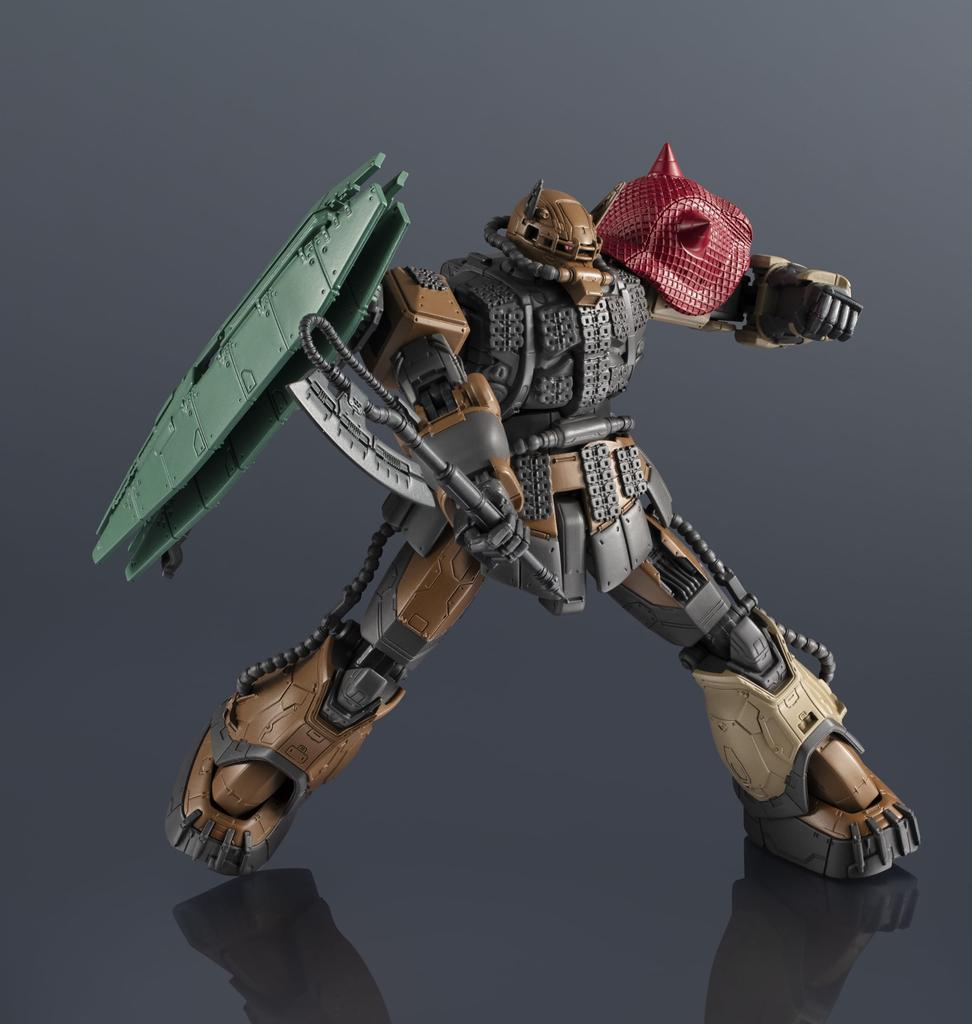 Mobilní oblek TAMASHII NATIONS GUNDAM UNIVERSE Gundam Requiem of Vengeance ZAKUII Solari 150mm malovaná pohyblivá figurka (Neidentifikovaný typ) Cca.
