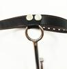 Sexspielzeug Verstellbarer Keuschheitsgürtel aus Leder mit Analhaken aus Edelstahl in 4 Größen, BDSM-Bondage-Fesseln, Butt Plug, Sexspielzeug