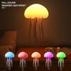 Jellyfish Light Voice Control Atmosphere Night Lights Type-C Charging Bedside Lamp Flexible Tentacles for Holiday Children Gifts