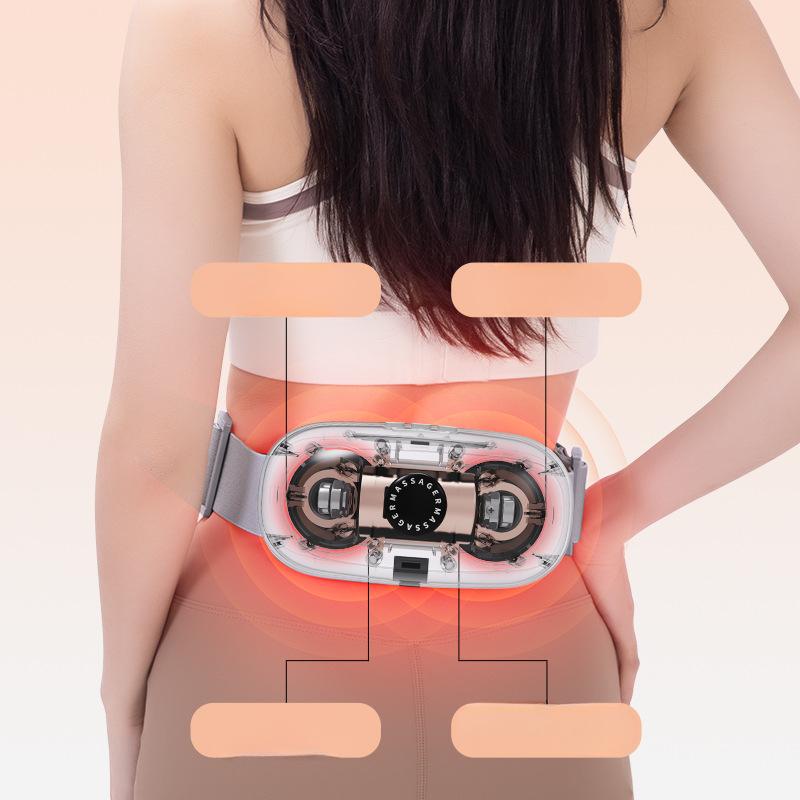 Bianshi Waist Massager Electric Beat Muscle Relaxation Vibrator Back Home Fat Beating Massage Belt.