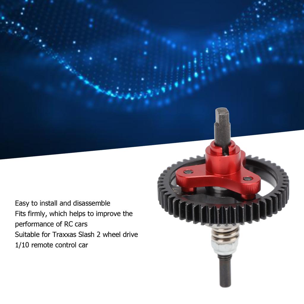50T Hollow Out Metal Differential Gear Complete Slipper   for   Slash 2 Wheel Drive 1Celsius10 RC Car