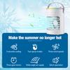 Portable 3 Speeds Air Conditioner USB Mini 7 Colors Lights Air Cooler Fan Water Cooling Fan Air Cooler For Home Office Use