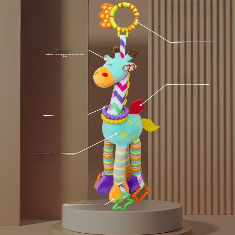 Baby Bedroom Baby Mobile With Plush Monkey Wind Chime For Crib Decor