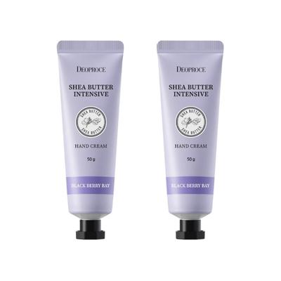 Deoproce Shea Butter Intensive Hand Cream Black Berry Bay 50g*2Pcs/4Pcs/8Pcs