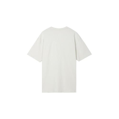 Nike Men's White T-Shirt with Plant and Flower Logo Print