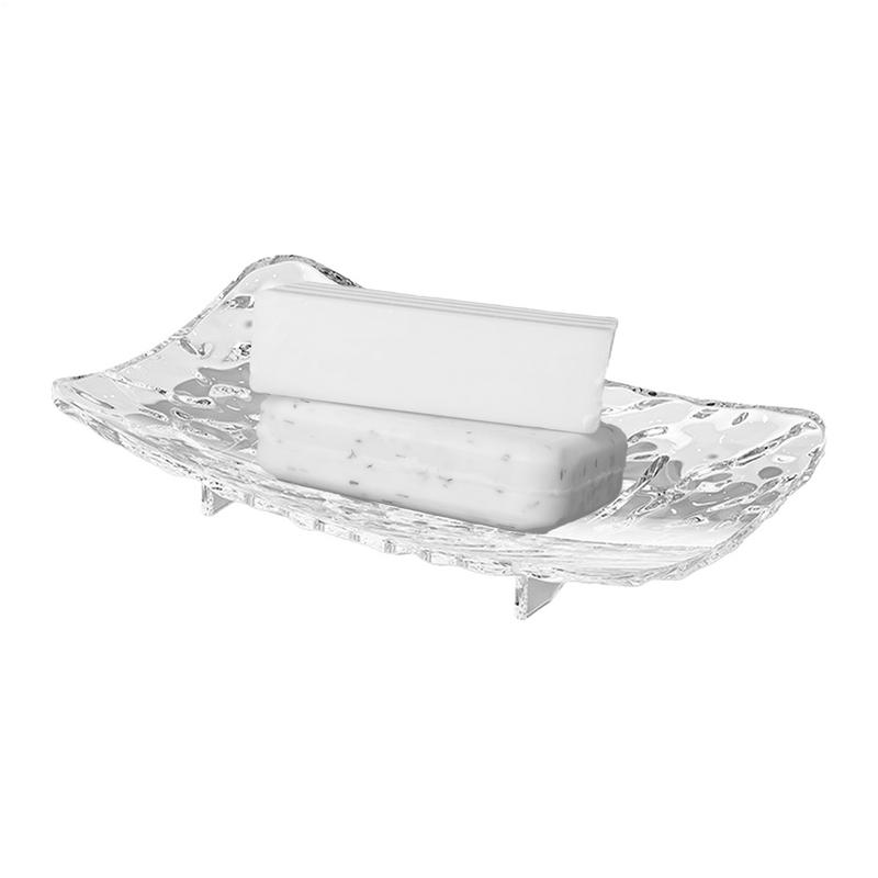Bathroom Soap Dishes Drain Hole Design Soap Dishes Non-Slip Base Long-lasting Soap Tray For Family Traveling Gym