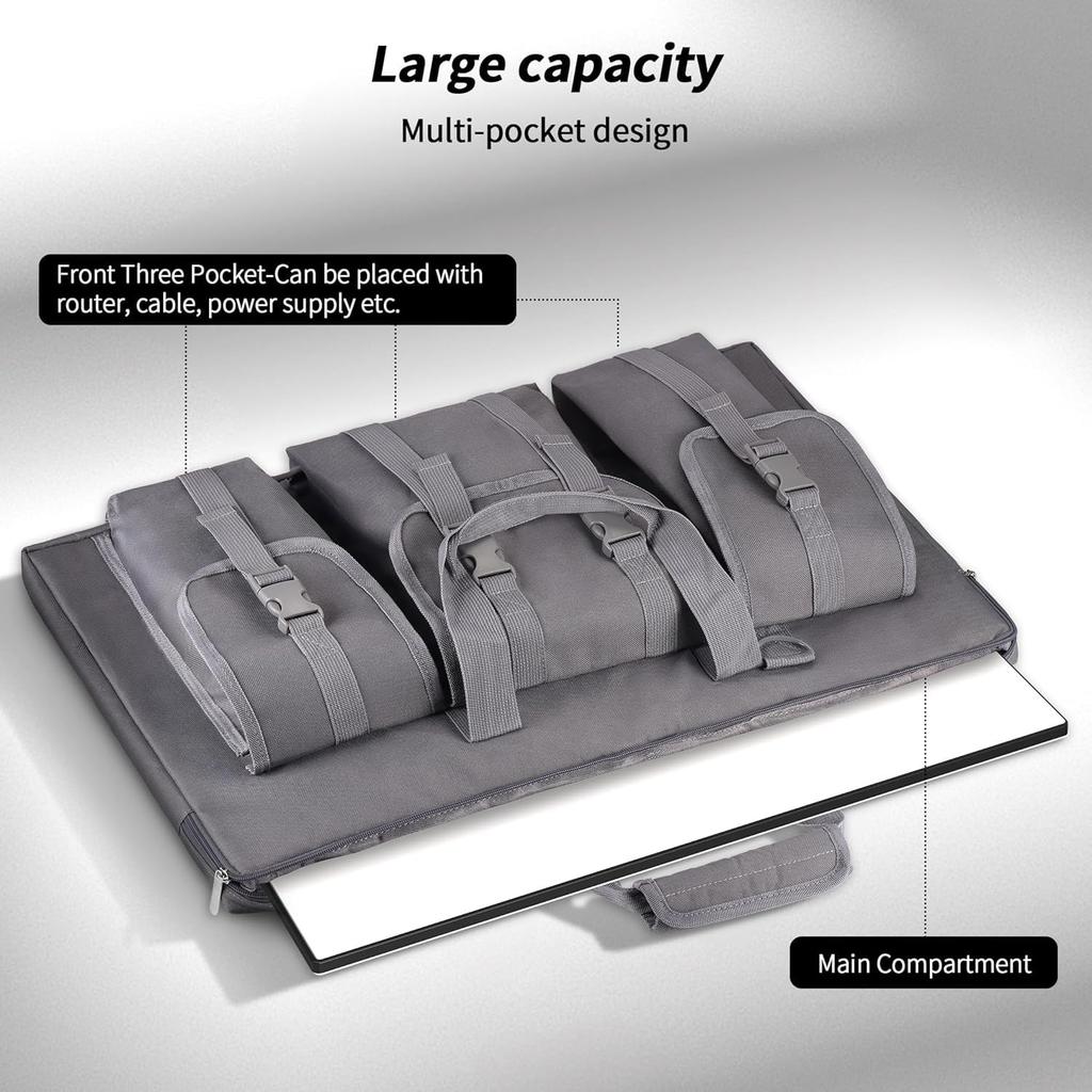 Starlink V3 Carrying Bag for 3rd Generation Starlink Standard Flat Storage. Starlink Gen 3 Case Carrying Bag. Fits All Accessories. Waterproof,