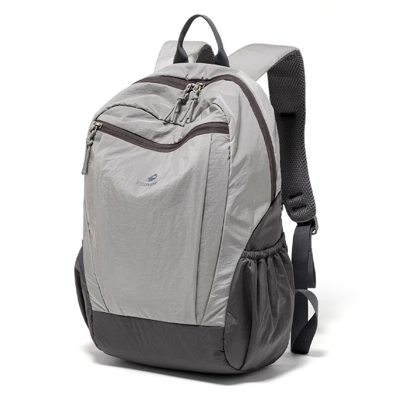 FOUVOR Hiking Backpack, Lightweight, Outdoor Sport, Casual Backpack, Travel Bag, Gray