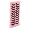 10 Pairs False Eyelashes Set DD Curl Wispy Fluffy Reusable 3D Multi Layer Fake Eye Lashes for Makeup Cosplay
