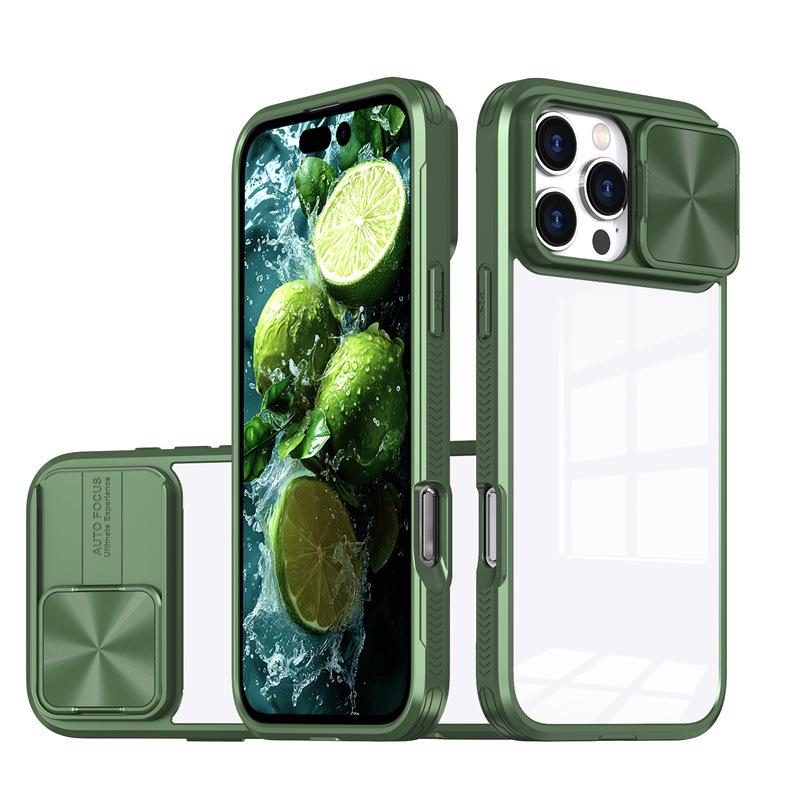 

Sliding Window iPhone 17 Pro Max Case, Fits iPhone 11-16, Transparent for iPhones 13-14, Cross-Border Design for iPhone 12 14 Pro