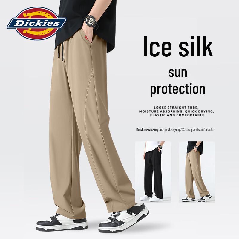 Dickies Men s Ice Silk Straight Leg Casual Trousers L