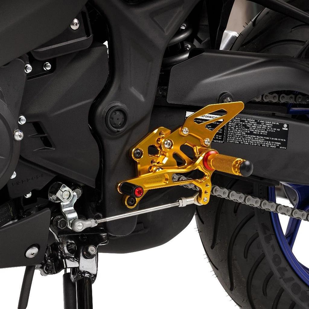 Prelucrare CNC YZF R25 cu pas din spate reglabil pentru SUKIRACING YAMAHA 2014-2022 MT-03/MT-25 2015-2022 (aur)