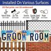 Pet Grooming Room Aluminum Decorative Sign - Cat and Dog Foster Country Street Sign or Door Plaque, Home Bar Wall Decoration, Vintage Metal Plaque