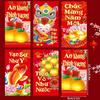 6pcs/set Chienses New Year Red Envelope Money Gift Bag Spring Festival Red Pocket Hongbao Lucky Money Bag Nouvel An Chinois 2026