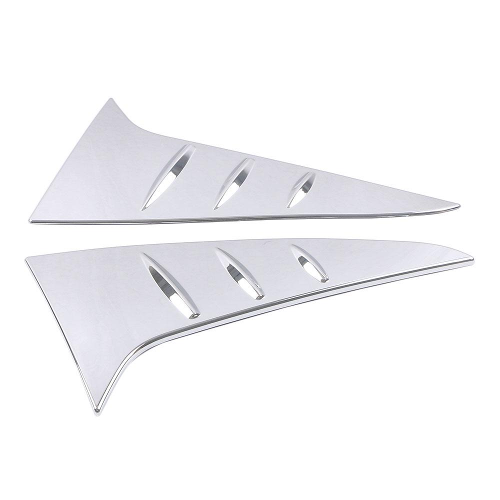 For Toyota Sienna 4th 2024 2024 2024 Car Styling Carbon Chrome Rear Window Spoiler Side Wing Triangle Cover Trim Molding Garnish