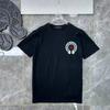 D39 CHROME HEARTS 2026 Summer New High Quality Cotton Round Neck Loose Large Size Men's and Women's T-shirt Couple T-shirt