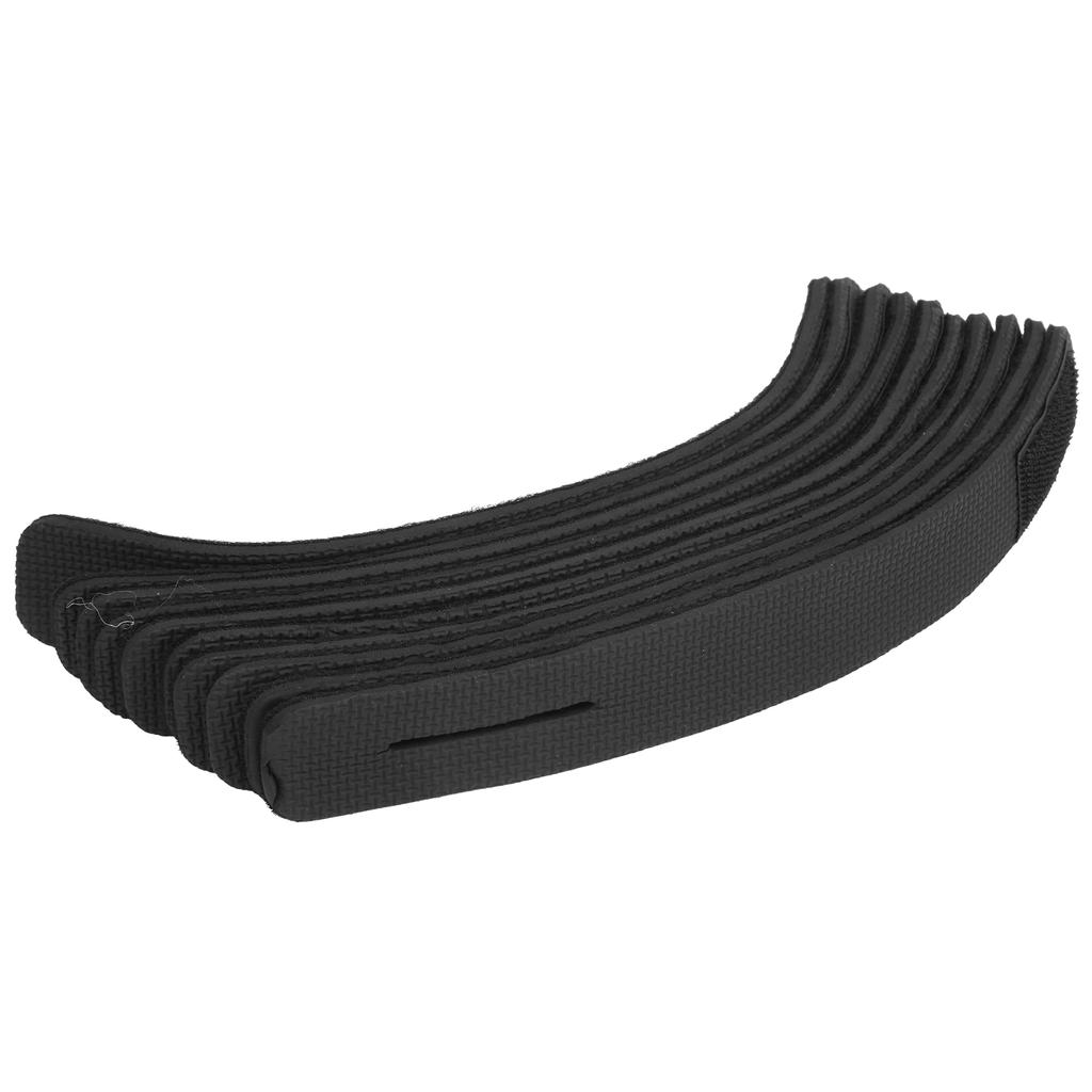 10Pcs Set Fishing Rod Tie Strap AntiSlip Pole Fixing Band Rod Wrap Holder Accessory