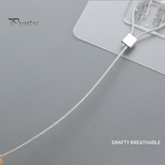 Automatic Door Closer with Steel Wire Adjustable Punch Free Self-Adhesive Wall Mount Bathroom Bedroom Sliding Screen Door Closing Device