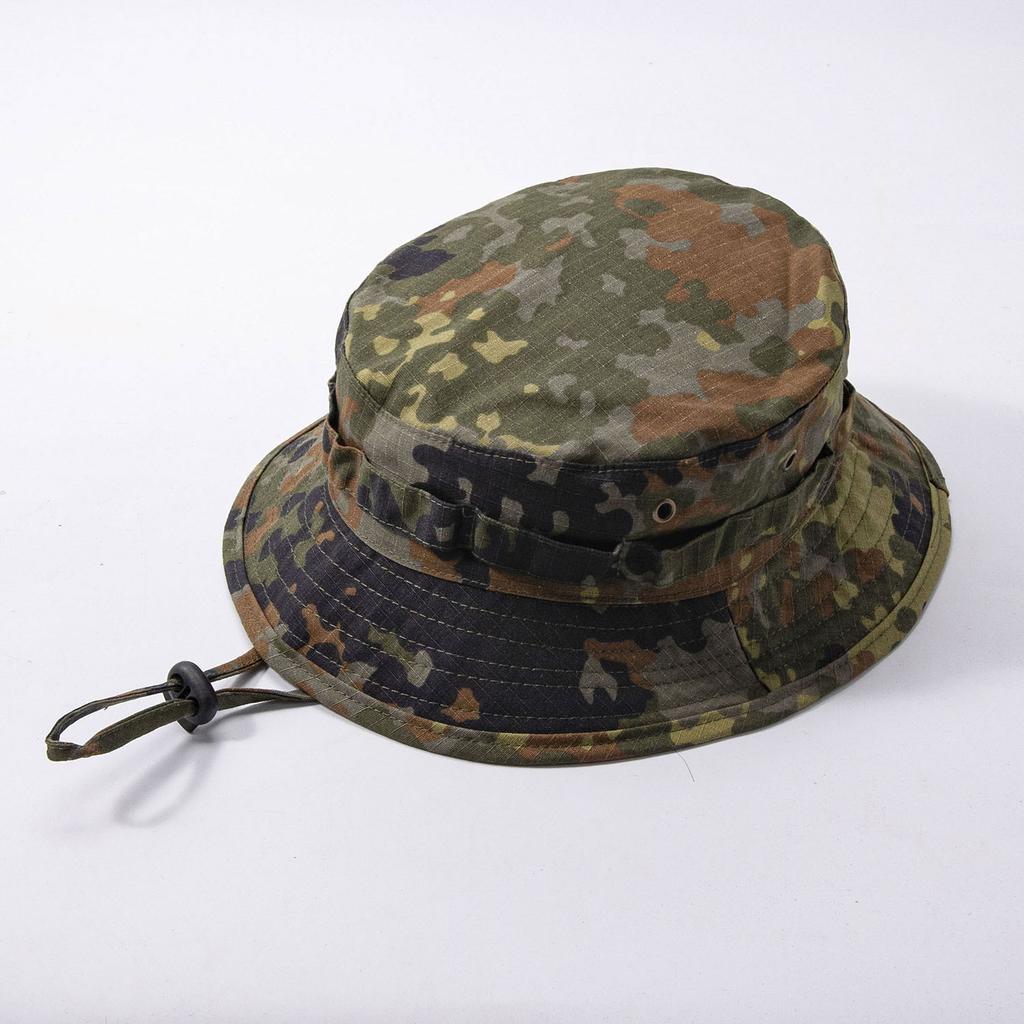 1 Stück Taktische Camouflage Boonie Eimerhüte für Herren, Outdoor Camouflage Fischerkappe Training Reise Winddicht Jagd Wanderkappe