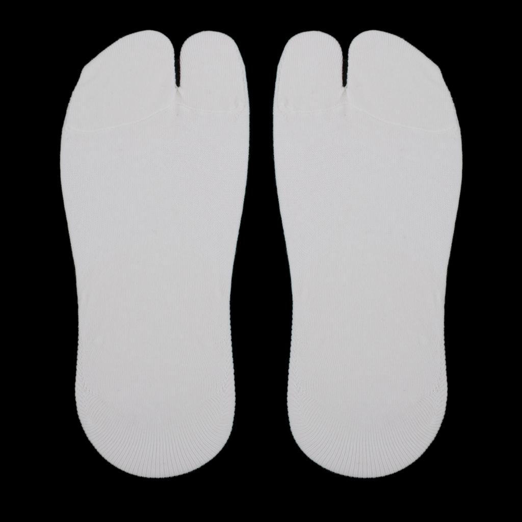 2 Fingers Plain Short Length Socks Men's Women' Colors