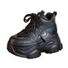 Inner Height-increasing Women's Shoes 2025 New Ins Popular Versatile Non-slip Thick-soled Small Inner Height-increasing 9cm Dad Shoes