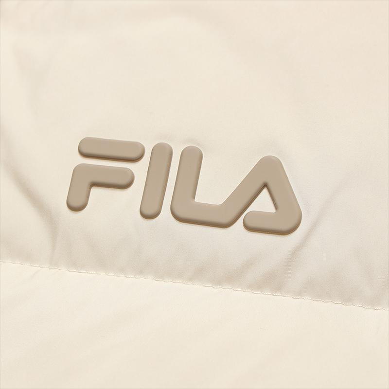 Fila Original Trendy Versatile Soft Comfortable Warm Loose Short Down Jacket Women Jacket Wheat-Straw F51W549905FBG