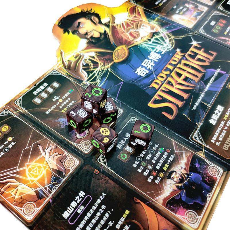 Marvel Held Avontuur Dobbelstenen & Kerstkaartspel Samenwerkingseditie