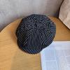 Color Solid Stripes Eight Panel Hat Breathability Women Casual Outfits Summer
