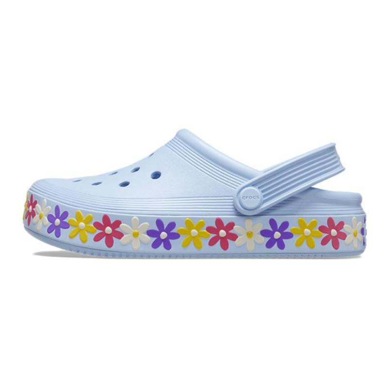 Crocs Comfortable Non-Slip and Abrasion Resistant Children's Sandals Blue Children's Model