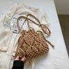 Crochet Bag Women's Bohemian Style Hollow Shoulder Bag Woven Small Bag