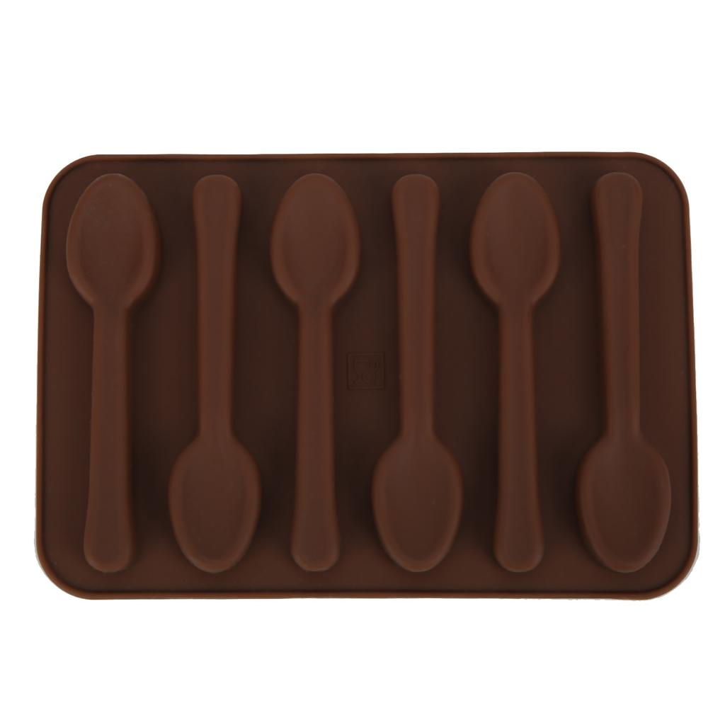 Cake Chocolate Mold NonStick Spoon Shape DIY Baking Mould Tool Bakeware Kitchen Accessories(Spoon Shape )