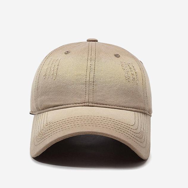 Customized Men Women Baseball Cap Vintage Street Style Bright Color Gradient Deepened Hole Design Breathable Sun Protection Cap