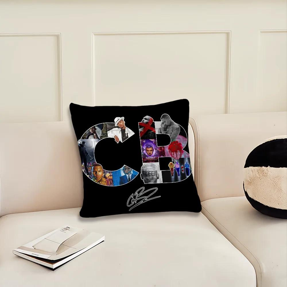 Rapper C-Chris Brown Decoration Room Home Sofa Living Office Car Nordic Simplicity Pillow Cover