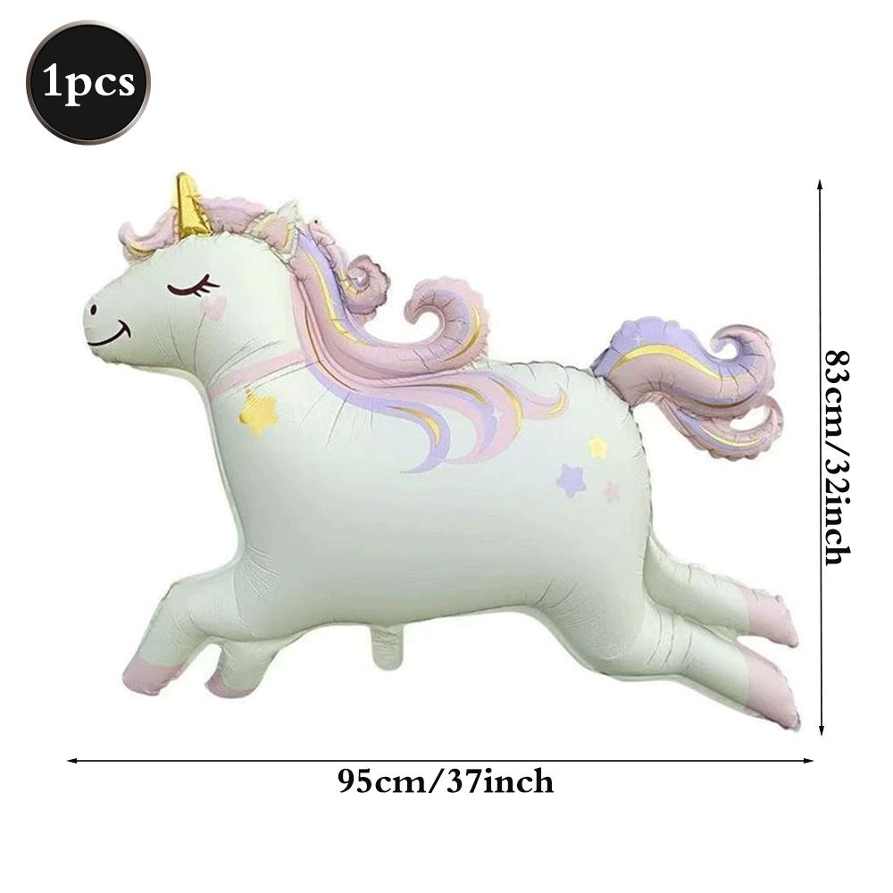 Unicorn Birthday Party Supplies Tableware Plates Cups Napkins Tablecloth Banner Foil Balloons Pastel Rainbow Baby Shower Decor