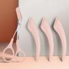 1/2/3Pcs Eyebrow Trimming Knife Eyebrow Face Razor For Women Eyebrow Scissors With Comb Brow Trimmer Scraper